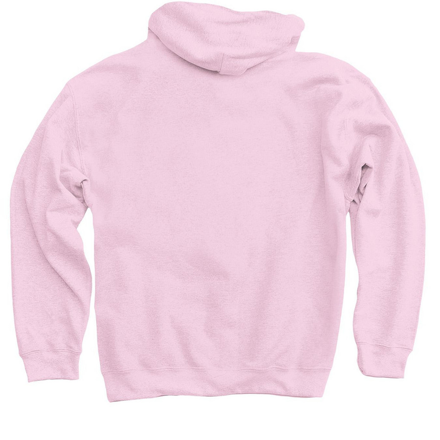 Genesis BBG Hoodie, a Light Pink Pullover Hoodie (back-view)