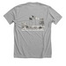 River Meets Patriotism&nbsp;, a Athletic Heather Premium Unisex Tee (back-view)