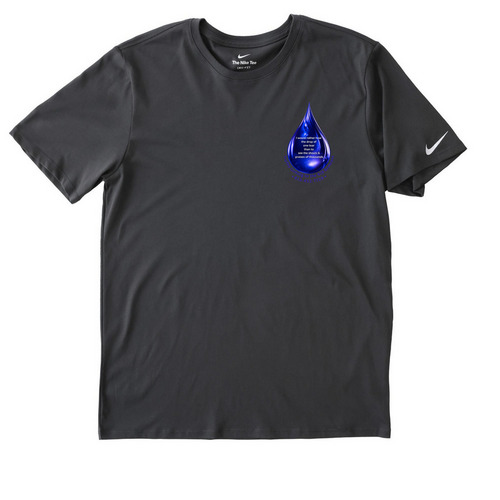 One Tear ? A Remnant Cry, a Anthracite Nike Dri-FIT Jersey Blend Performance Tee