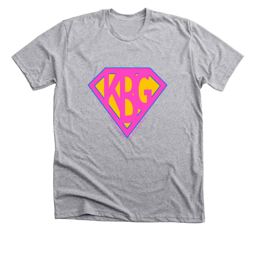 KBG Superhero 1, a Athletic Heather Premium Unisex Tee