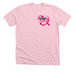 Journey to the Cure, a Heather Pink Premium Unisex Tee