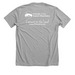 Bighorn Crossing Sign, a Athletic Heather Premium Unisex Tee (back-view)