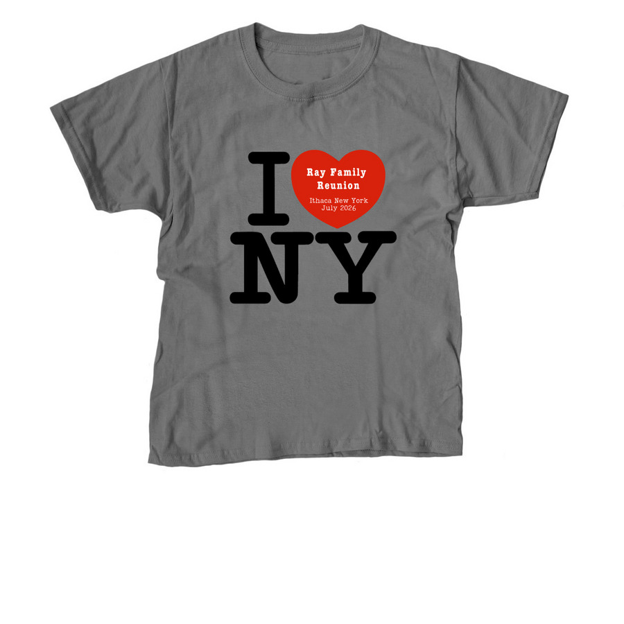 Two-Sided Light Shirts (8 options), a Charcoal Youth Unisex Tee