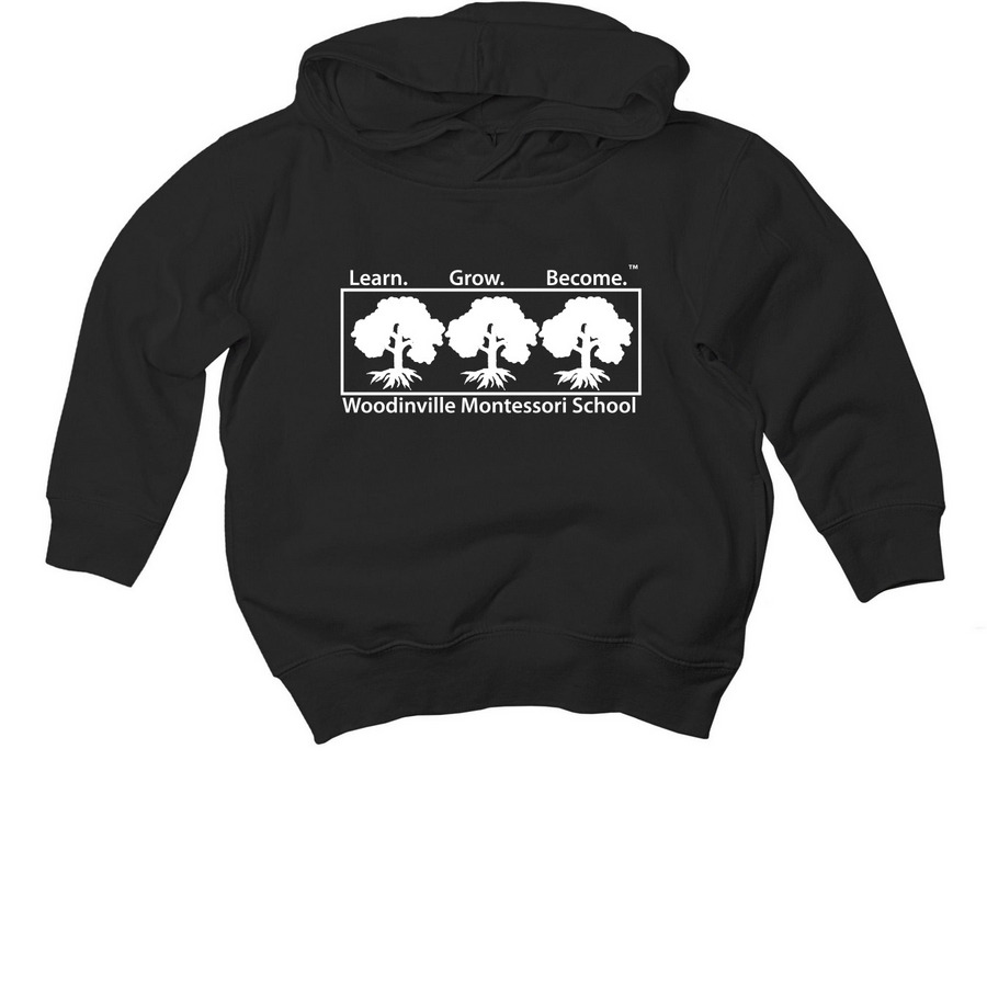 Toddler Pullover Hoodie, a Black Toddler Pullover Hoodie