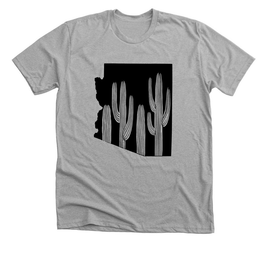 Arizona cactus&nbsp;, a Athletic Heather Premium Unisex Tee
