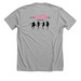 HHM, a Athletic Heather Premium Unisex Tee (back-view)