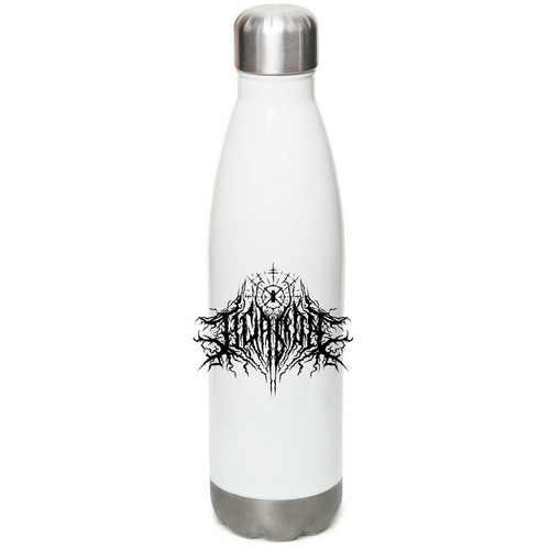 EL CABR?N WATER BOTTLE, a White Stainless Steel Water Bottle