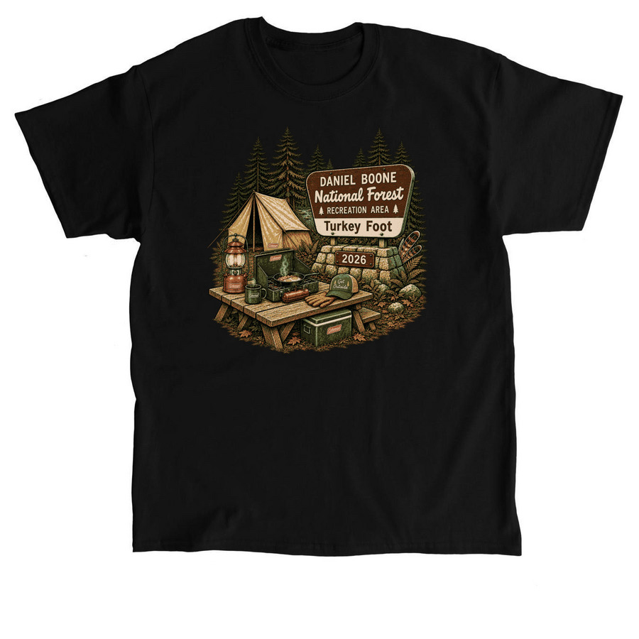 Bluegrass Bushcraft's TF Event Shirts, a Black Classic Unisex Tee