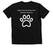 Changing Lives, a Solid Black Blend Premium V-Neck Tee (back-view)