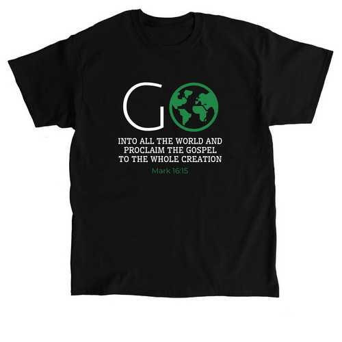 GO into all the world..., a Black Classic Unisex Tee