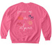 Fruits of the Spirit, a Pink Lemonade Softstyle Crewneck Sweatshirt (back-view)