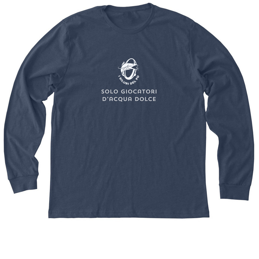 Del po del po del po!, a Heather Navy Premium Long Sleeve Tee
