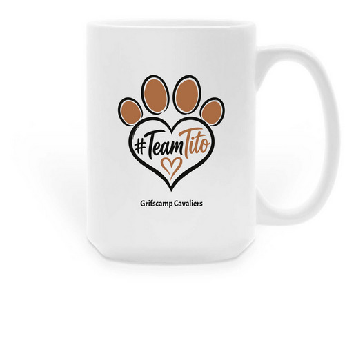 Show your support for Tito!, a White Large Coffee Mug