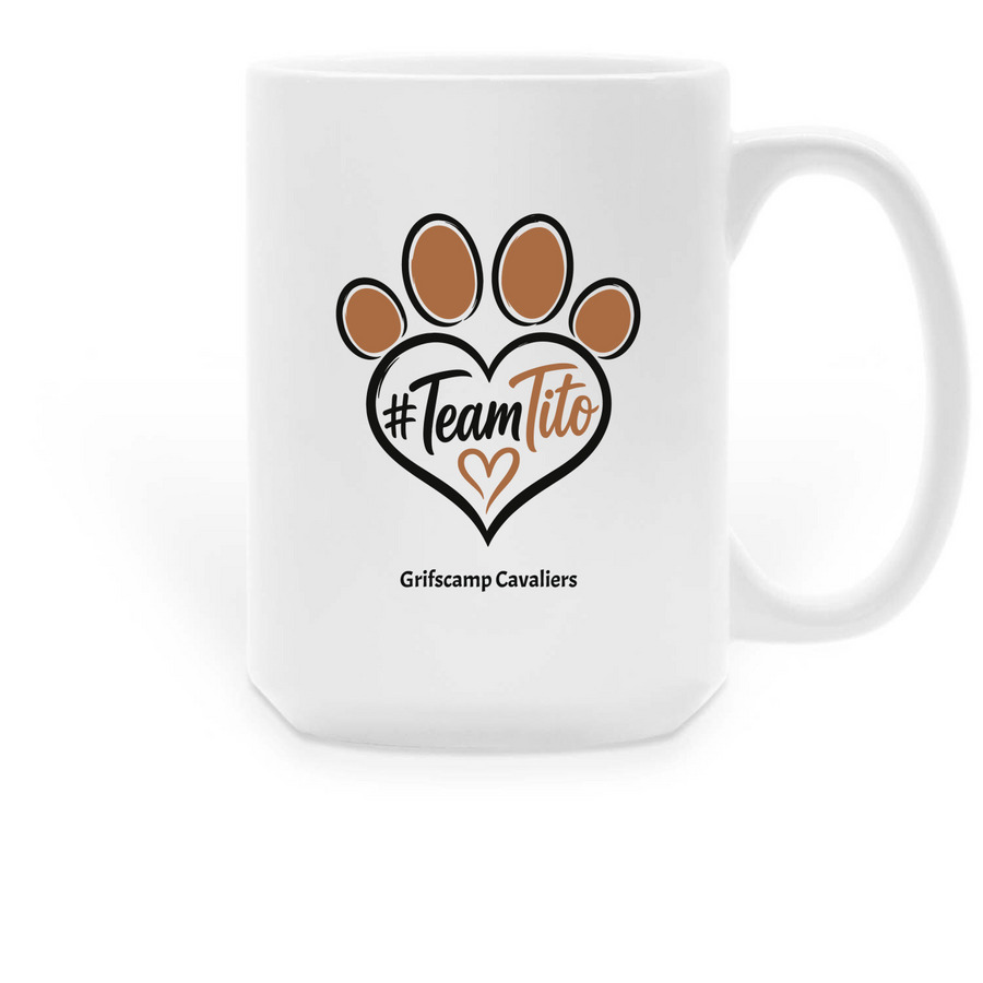 Show your support for Tito!, a White Large Coffee Mug