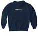 Go Chard or Go Home, a Navy Gildan Softstyle Pullover Hoodie (back-view)