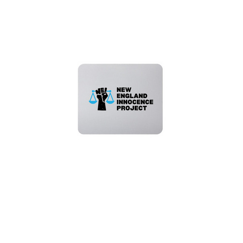 New England Innocence Project Mouse Pad, a White Full Color Mouse Pad