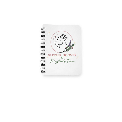 Custom logo notebook&nbsp;, a White Spiral Notebook