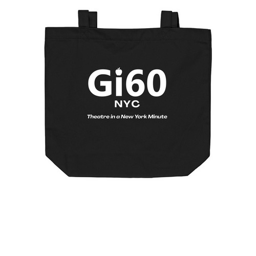 Gi60 NYC Tote, a Black Organic Cotton Tote Bag