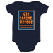 Howl-O-Ween Spooktacular Official Shirts!, a Navy Infant Onesie (back-view)