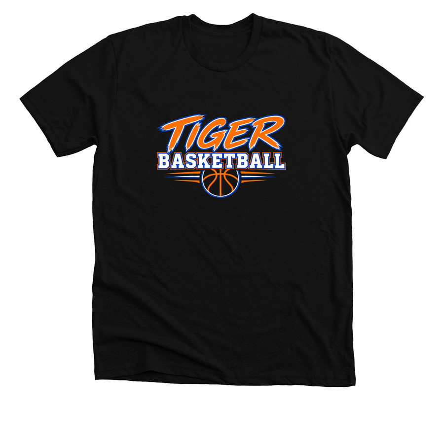 Hutsonville Youth Basketball 2026, a Solid Black Blend Premium Unisex Tee
