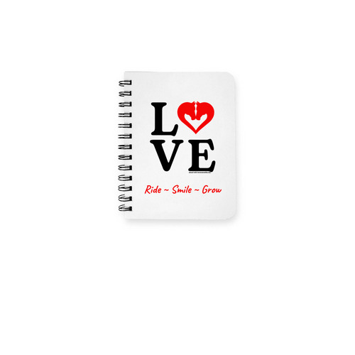 Love Notebook, a White Spiral Notebook