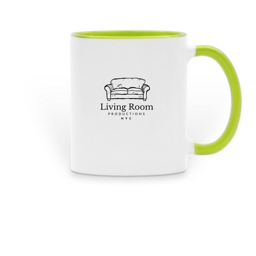 mugs!, a Green Two-Tone Ceramic Mug