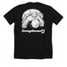 Ball is Life!, a Solid Black Blend Premium Unisex Tee (back-view)