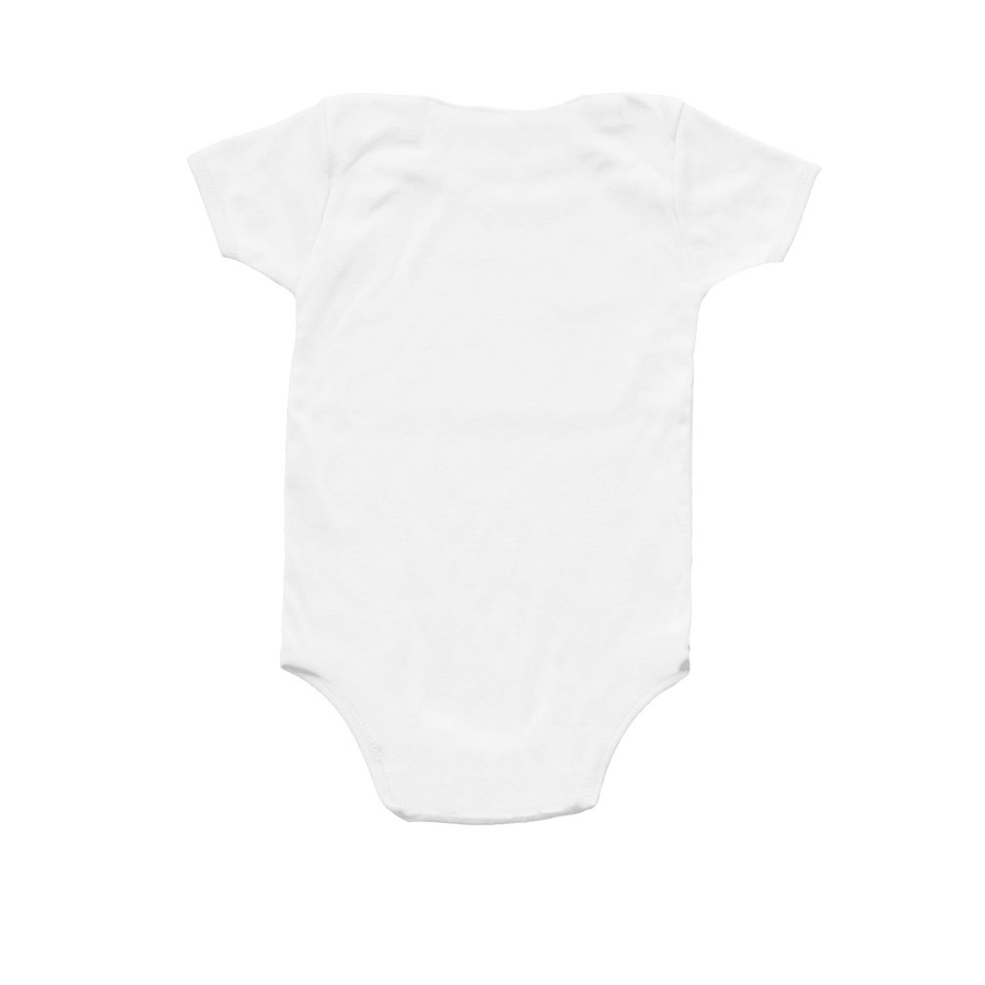 COEL Baby Onesie, a White Infant Onesie (back-view)