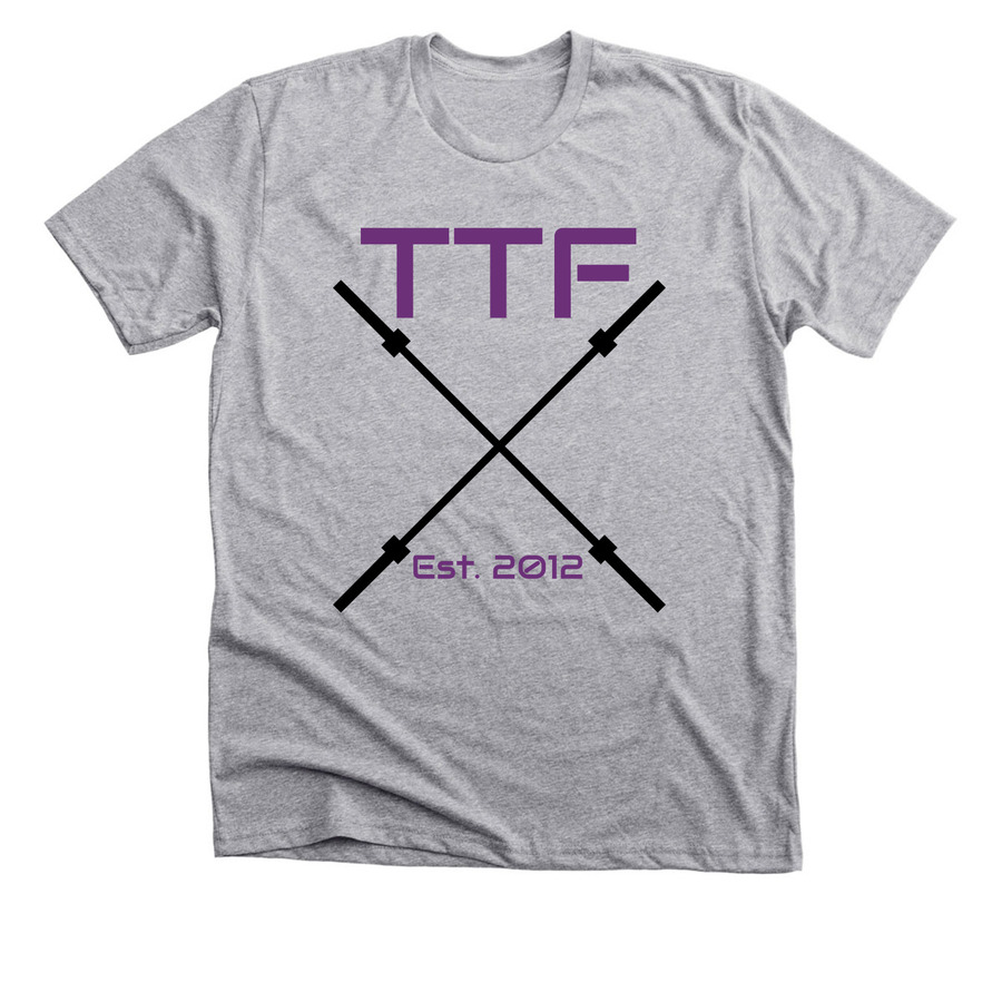 TTF X, a Athletic Heather Premium Unisex Tee