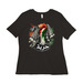 Freedom white, a Black Women?s Relaxed Cotton Tee