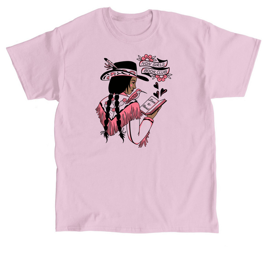 JARA NEZ x Pink Cowgirl, a Light Pink Classic Unisex Tee