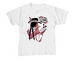 JARA NEZ x Pink Cowgirl, a White Youth Unisex Tee