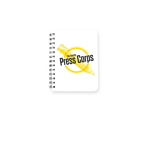 Press Corps Notebook, a White Spiral Notebook