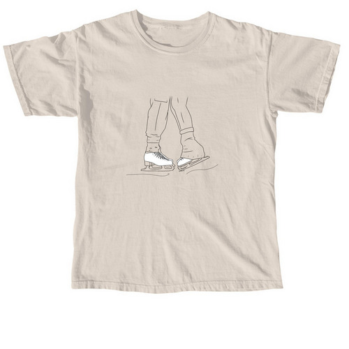 Sapphic Skaters <3, a Ivory Comfort Colors Unisex Tee