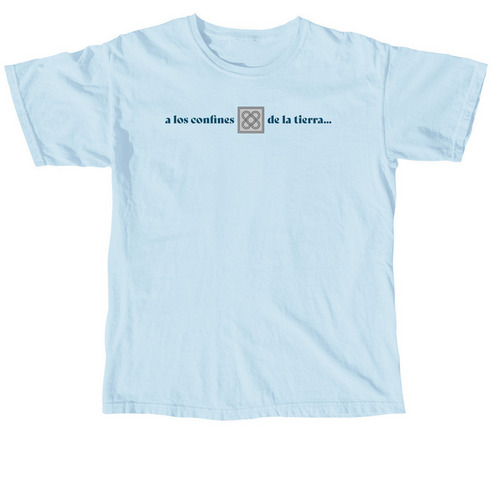 a los confines de la tierra..., a Chambray Comfort Colors Unisex Tee