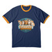 Limited Edition&nbsp;, a Navy/ Gold Cotton Ringer Tee