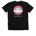 Great Woods Logo Shirt, a Solid Black Blend Premium V-Neck Tee (back-view)