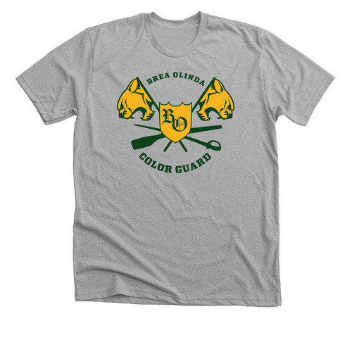 BOHS Color Guard Spirit Wear, a Athletic Heather Premium Unisex Tee