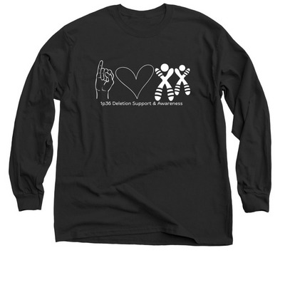 1p36 DSA, a Black Classic Long Sleeve Tee