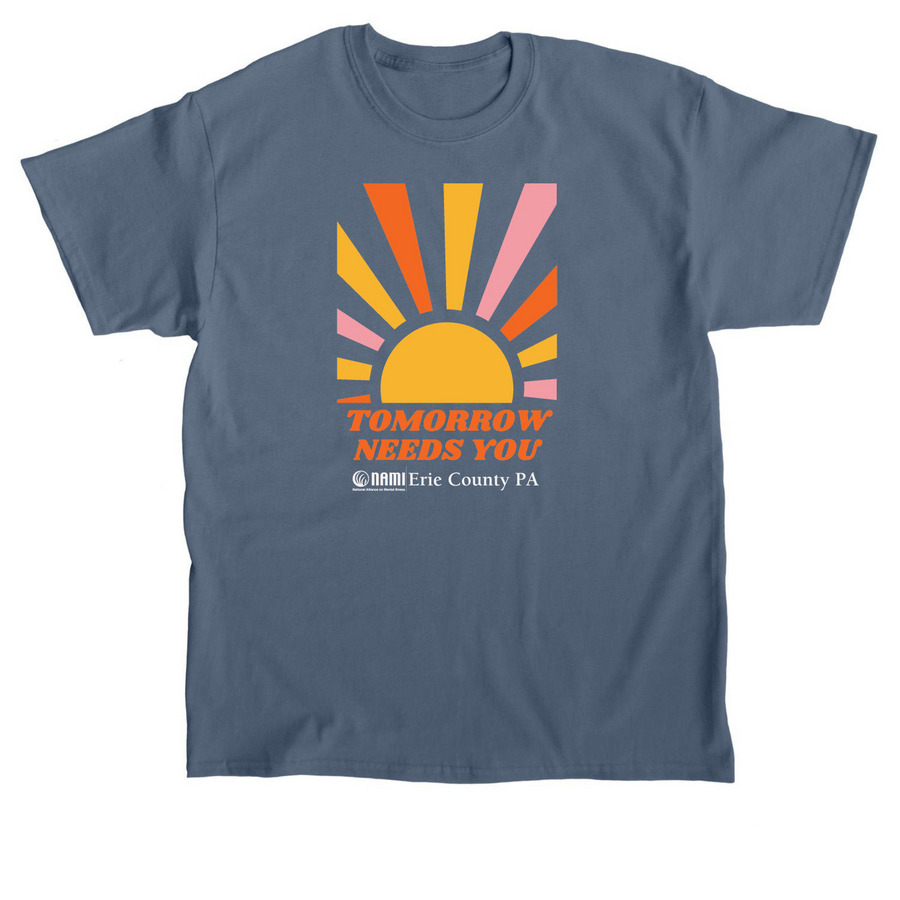 Tomorrow Needs You, a Indigo Blue Classic Unisex Tee