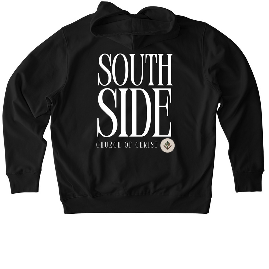 House of Prayer, a Black Stanley/Stella Unisex Cruiser 2.0 Pullover Hoodie (back-view)