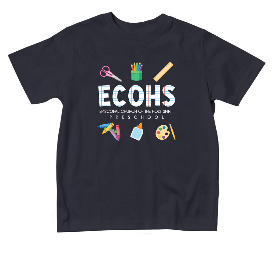 Paper (Toddler)&nbsp;S (2T)M (3T)L (4T)XL (5/6T), a Navy Toddler Tee