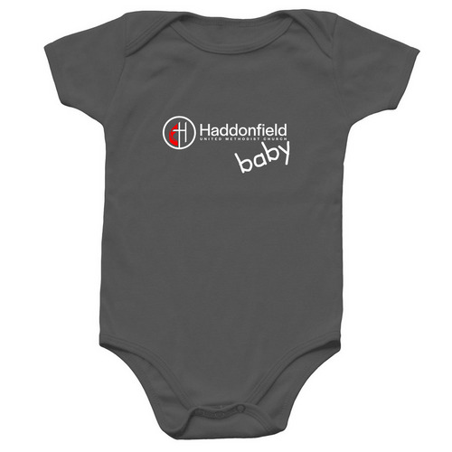 HUMC Baby, a Charcoal Infant Onesie