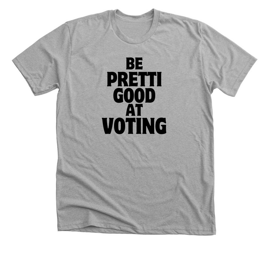 Voting, a Athletic Heather Premium Unisex Tee