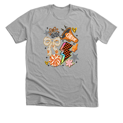 Fun cheer shirt, a Athletic Heather Premium Unisex Tee