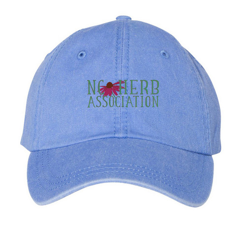 NCHA Baseball Cap, a Periwinkle Printed Pigment Dye Baseball Cap