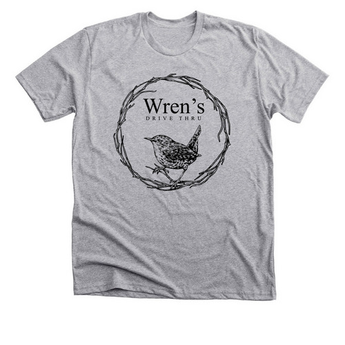 Wren's Drive Thru - design #1, a Athletic Heather Premium Unisex Tee