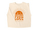 Get in the Groove, a Faded Cream Women's Heavyweight Garment Dye Muscle Tee