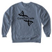 Cure For Cade DNA/Walker, a Blue Jean Comfort Colors Crewneck Sweatshirt