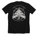 Patience, a Solid Black Blend Premium Unisex Tee (back-view)